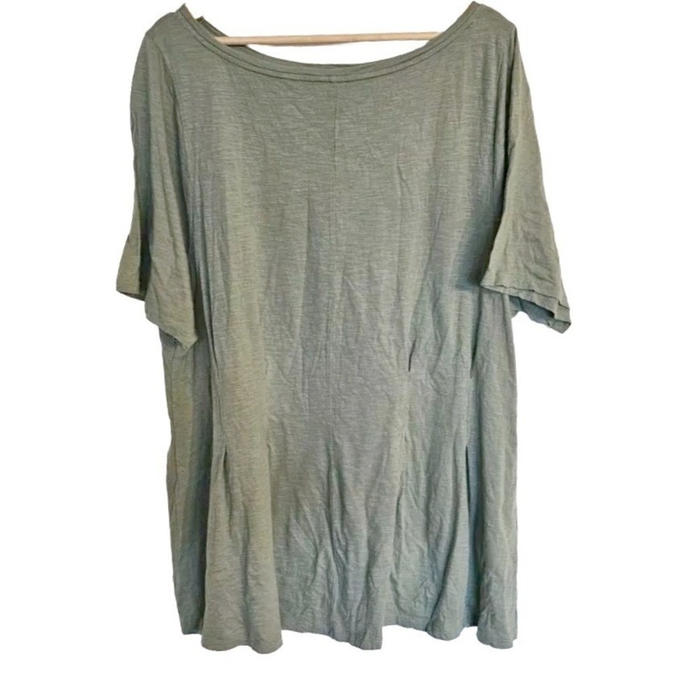 Lane Bryant Swing Tee‎ Size 22 Green short sleeve